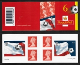 2002 PM6 6 x 1st. World Cup Football Championship,  ( SG. 2293 & 2294 ) + 4  Machin's.