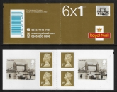 2002 PM7  6 x 1st. Bridges of London ( 2 x SG. 2314 ) + 4  Machin's.