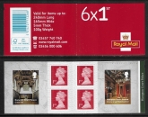 2018 PM62 6 x 1st. Hampton Court.( SG.4116 & 4117 ) + 4 Machin (M18L)