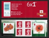 2018 PM63  6 x 1st. The Great War ( SG.4139-40 ) + 4 Machin (M18L)