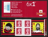 2021 PM80  Dennis and Gnasher 6 x 1st (SG.4540 & 4541 ) + 4 Machin (M21L)