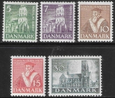 1936  Denmark  SG.298-302 400th Anniv. of Reformation. set 5 values U/M (MNH)