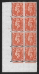 1951 ½d pale orange  Q3 (SG.503) cylinder 151 no dot perf E/I  U/M