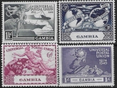 1949 Gambia. SG.166-9  Universal Postal Union set 4 values U/M (MNH)