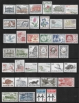1974-7 Denmark  SG.583-650  complete sets and Mini sheets for these years Total Cat. Value £85.00 U/M (MNH)