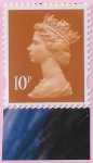 U3074  10p  2B dull orange  'M21L'  'MPIL'  DY41   ISP  U/M (MNH)