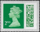 V4525  2nd brt green CB MAIL M22L SBP T4 (from sheet) ISP U/M (MNH)