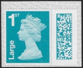 V4516  1st Large blue green  2B MFIL M22L SBP T3 (from booklet) ISP U/M (MNH)