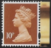 U3074  10p  2B dull orange  'M21L'  'MPIL'  DY42   ISP  U/M (MNH)