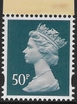 U3077  50p  2B grey-green  'M21L'  'MPIL'  DY42   ISP  U/M (MNH)