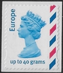 SG.2358 Europe 40 gms. NVI  new blue & rosine. Walsall gravure. self adhesive. U/M (MNH)