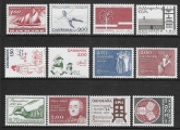 1982 Denmark. Commemoratives SG.740-51 year set complete. U/M (MNH) cat val. £16.55