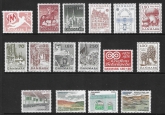 1978 Denmark. Commemoratives SG.651-66 year set complete. U/M (MNH) cat val. £16.80