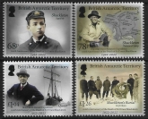 2022 British Antarctic. SG.817-20  Centenary of Death of Sir Ernest Shackleton set 4 values U/M (MNH)