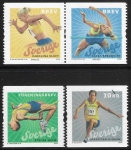 2006 Sweden  SG.2448-51  Swedish Track & Field Athletics.  U/M (MNH)