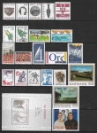 1992 Denmark SG.971 - SG.993 Commemoratives sets. U/M (MNH) (cat val. £73.00)