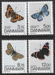 1993 Denmark SG.996-9 Butterflies set U/M (MNH)