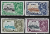1935 Malta   - SG.210-3  KGV Silver Jubilee set  lightly  mounted mint. Cat. value £24.00