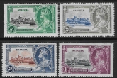 1935  St.Lucia  - SG.109-12  KGV Silver Jubilee set  mounted mint.  Cat. value £19.00