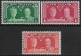 1935 New Zealand SG573-5  KGV Silver Jubilee set  mounted mint.  Cat. value £20.00