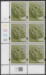 EN 31  68p Oak Tree 2B   cyld. C1x5   Phos C1 Grid R1 C2 Cartor.  U/M (MNH)