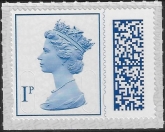 V4700 1p pale blue 2B MAIL M22L SBPT4 (from sheet)U/M (MNH)