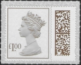 V4780  £1.00 brown  2B MAIL M22L SBP T4  ISP (from sheet) U/M (MNH)