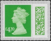 V4630  £4.20 green  2B MAIL M22L SBP T4  ISP (from sheet) U/M (MNH)