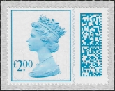 V4800  £2.00 bright blue  2B MAIL M22L SBP T4  ISP (from sheet) U/M (MNH)
