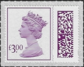 V4820  £3.00 purple  2B MAIL M22L SBP T4  ISP (from sheet) U/M (MNH)