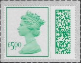 V4840  £5.00 green  2B MAIL M22L SBP T4  ISP (from sheet) U/M (MNH)