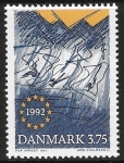 1992 Denmark  SG.990 European Single Market.  U/M (MNH)