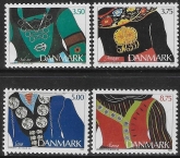 1993 Denmark  SG.1012-5 Traditional Jewellery. set 4 values. U/M (MNH)