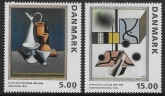 1993 Denmark  SG.1016-7  Paintings. set 2 values. U/M (MNH)
