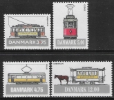 1994 Denmark  SG.1026-9.  Trams. set 4 values. U/M (MNH)