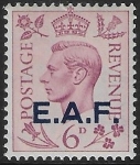 SG. S6  6d purple  E.A.F. Somalia. very lightly mounted mint.
