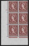 S40 2d crowns wmk. Cyld. 23  no dot perf E/I  U/M (MNH).