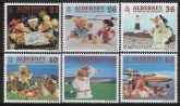 2000 Alderney  SG. A146-51 Wombling Holiday. U/M (MNH)