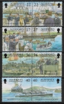 2001 Alderney  A.176-83 Garrison Island (5th series) The Royal Navy. U/M (MNH)