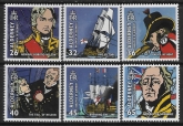 2005 Alderney A253-8 Bicentenary of Battle of Trafalgar 6 Vals U/M (MNH)