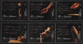2010 Alderney A395-400 Florence Nightingale Set of 6 Vals U/M (MNH)
