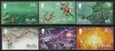 2010 Alderney A401-1 Peter Pan  Set of  6 Vals U/M (MNH)