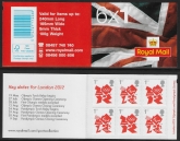 MB10 6 x 1st  contains 3250a . 'Key dates' inside cover. Walsall.