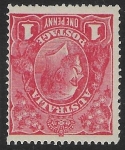 1916  Australia  SG.47hw  1d scarlet. watermark inverted. U/M (MNH).