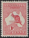 1913  Australia  SG.2d  1d red DII mounted mint.