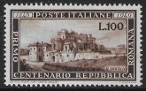 1949 Italy - SG.726.  100L brown.  Centenary of Roman Republic. U/M (MNH).