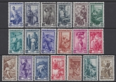 1950 Italy. SG.760-78. 'Occupations'  set 19 values U/M (MNH)