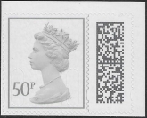 V4841  50p grey  2B MPIL M22L SBP T2  ISP Ex DY44 (Transformers)U/M (MNH)