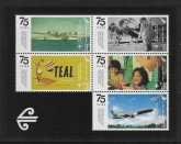 2015  New Zealand  MS.3647  75th Anniv.New Zealand Airlines  mini sheet U/M (MNH)