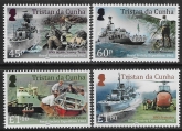 2022 Tristan Da Cunha.  SG.1335-8  Volcano Eruption Part 2 set 4 values U/M (MNH)